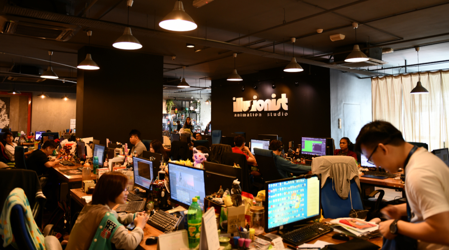 Illusionist Animation Studio team at work